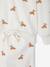 Unisex Velour Pyjamas & Beanie Set, Christmas Capsule Collection ecru - vertbaudet enfant 