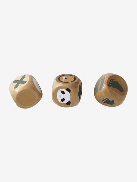 Little Acrobats Game in FSC® Wood, TANZANIA green - vertbaudet enfant 