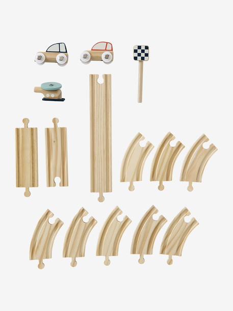 Tower with Multi-Activity Launch Ramp in FSC® Wood wood - vertbaudet enfant 