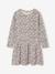 Long Sleeve Printed Dress for Girls rose+sand beige - vertbaudet enfant 