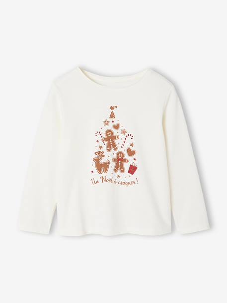 Ensemble Pyjama Fille Noël rouge - vertbaudet enfant 