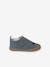 Canvas touch-fastening slippers for babies printed blue - vertbaudet enfant 