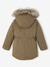 3-in-1 Parka with Hood for Girls GREEN DARK SOLID+grey green+khaki+PURPLE MEDIUM SOLID - vertbaudet enfant 