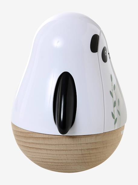 Panda Musical Roly-Poly Toy in FSC® Wood, TANZANIE white - vertbaudet enfant 