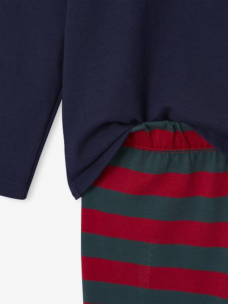 Boys' pyjama and hooded sweatshirt set green - vertbaudet enfant 