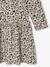 Long Sleeve Printed Dress for Girls rose+sand beige - vertbaudet enfant 