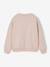 Christmas Sweatshirt with Sequinned Message for Girls rosy - vertbaudet enfant 