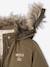 3-in-1 Parka with Hood for Girls GREEN DARK SOLID+grey green+khaki+PURPLE MEDIUM SOLID - vertbaudet enfant 