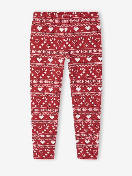Ensemble Pyjama Fille Noël rouge - vertbaudet enfant 