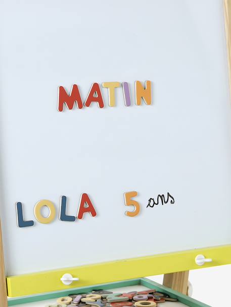 FSC® wooden magnetic letters and numbers multicoloured - vertbaudet enfant 