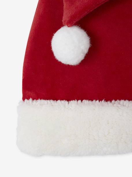 Unisex Velour Pyjamas & Beanie Set, Christmas Capsule Collection ecru - vertbaudet enfant 