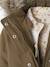 3-in-1 Parka with Hood for Girls GREEN DARK SOLID+grey green+khaki+PURPLE MEDIUM SOLID - vertbaudet enfant 