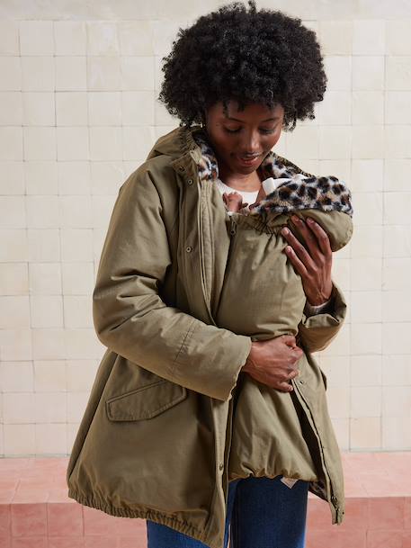 Convertible maternity and post-maternity parka green - vertbaudet enfant 