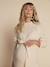 Knitted Dress for Maternity by Envie de Fraise beige+pearly grey - vertbaudet enfant 
