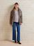 Veste manteau matelassée évolutive grossesse et post-grossesse taupe - vertbaudet enfant 