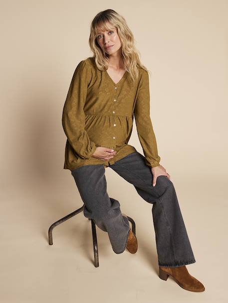 Blouse for Maternity & Nursing olive - vertbaudet enfant 