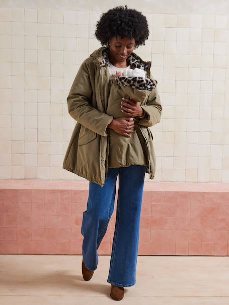 Convertible maternity and post-maternity parka green - vertbaudet enfant 