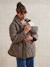 Quilted maternity and post-maternity evolving jacket coat taupe - vertbaudet enfant 