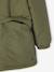 Hooded Sherpa-Lined Parka for Boys black+khaki - vertbaudet enfant 