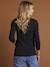 Pack of 2 Ribbed Knit T-Shirts for Maternity by ENVIE DE FRAISE black - vertbaudet enfant 