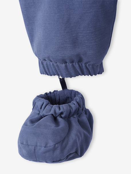 Convertible Pramsuit for Newborns navy blue - vertbaudet enfant 