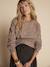Raglan sleeve nursing jumper with braid ENVIE DE FRAISE beige - vertbaudet enfant 