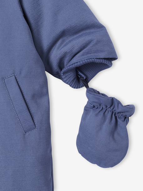 Convertible Pramsuit for Newborns navy blue - vertbaudet enfant 