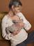 Buttoned Jumper in Brioche Stitch for Maternity, by ENVIE DE FRAISE black+ecru - vertbaudet enfant 