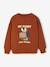 Printed Dog Sweatshirt for Boys striped white+tomato red - vertbaudet enfant 