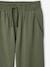 Oversized Fleece Trousers for Boys, JONEN khaki - vertbaudet enfant 