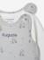 Ensemble 3 pièces naissance combinaison body doudou rose+vert d'eau - vertbaudet enfant 