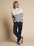 Striped Jumper for Maternity, ENVIE DE FRAISE ecru - vertbaudet enfant 