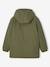 Hooded Sherpa-Lined Parka for Boys black+khaki - vertbaudet enfant 