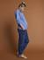 Pull fantaisie grossesse et allaitement bleu chambray - vertbaudet enfant 