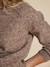 Pull de grossesse avec tresse fantaisie mélange laine beige - vertbaudet enfant 