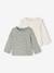 Pack of 2 long-sleeved Basics baby t-shirts hazel+sage green - vertbaudet enfant 
