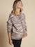 Gilet motif zébré grossesse beige - vertbaudet enfant 