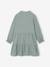 Polka Dot Dress in Cotton Gauze for Girls fir green+plum+sage green - vertbaudet enfant 