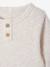 Lot de 2 Bodies naissance col officier et col tunisien beige chiné - vertbaudet enfant 