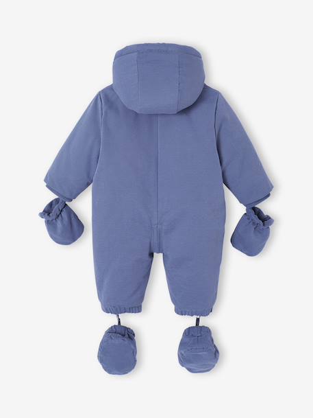 Convertible Pramsuit for Newborns navy blue - vertbaudet enfant 
