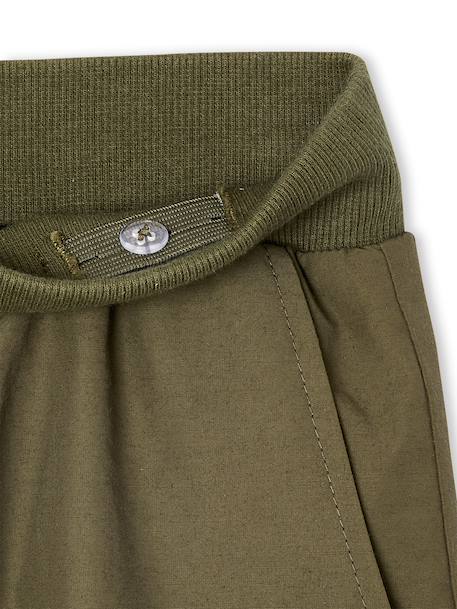 Water-Repellent Utility Trousers for Boys khaki - vertbaudet enfant 