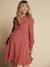 Cotton gauze nursing clothes dress by ENVIE DE FRAISE terracotta - vertbaudet enfant 