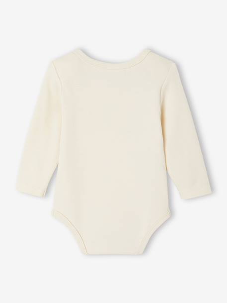 Pack of 2 WINNIE THE POOH Long-Sleeved Newborn Bodysuits for Boys cappuccino - vertbaudet enfant 