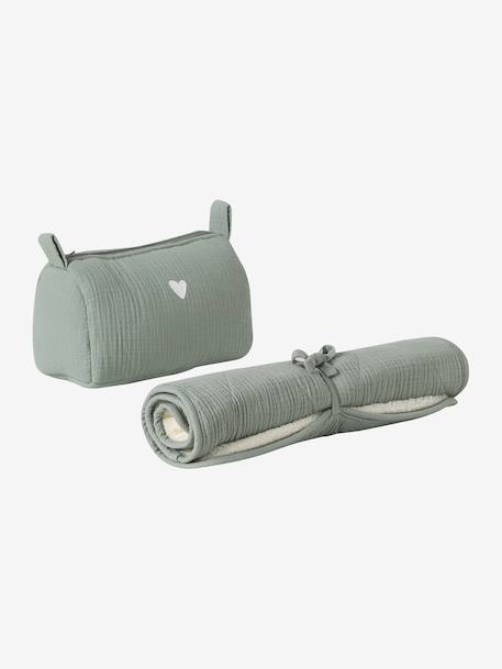 Customisable ENVIE DE FRAISE 24 or 48-hour changing bag sage green - vertbaudet enfant 