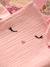 Pack of 3 muslin squares in cotton gauze ENCHANTED RABBIT set pink - vertbaudet enfant 