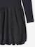 Robe boule fille bi-matière anthracite - vertbaudet enfant 