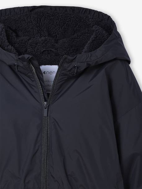 Sherpa-Lined Windcheater, JONEN anthracite - vertbaudet enfant 