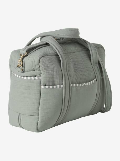 Customisable ENVIE DE FRAISE 24 or 48-hour changing bag sage green - vertbaudet enfant 