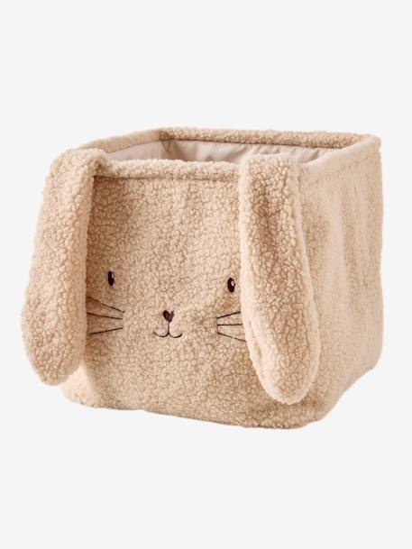 Foldable rabbit storage tub sandy beige - vertbaudet enfant 