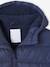 Padded Jacket with Polar Fleece Lined Hood, Reflective Effect & Recycled Fibre Padding for Boys Grey+navy blue - vertbaudet enfant 